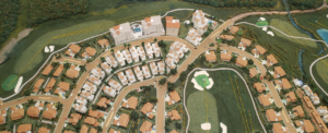 Topview of Residential Area