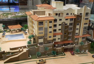 Arquitectural Model Tower B and swimming pool